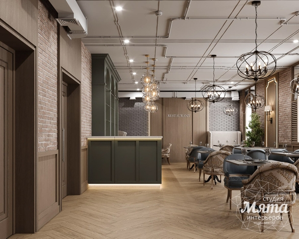 Дизайн интерьера ресторана 84 м² ️ Фото интерьеров кафе, баров ...